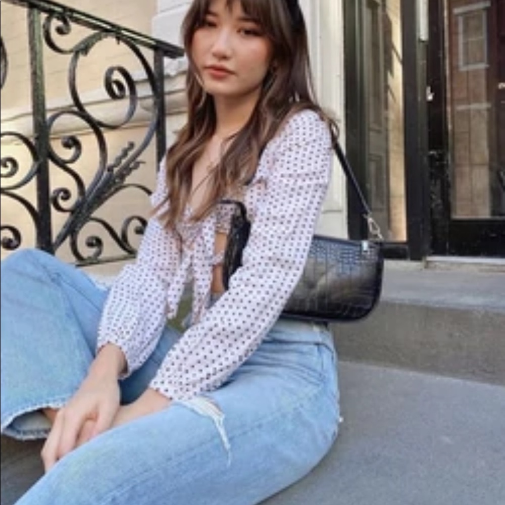 Emory Park Polka Dot Top